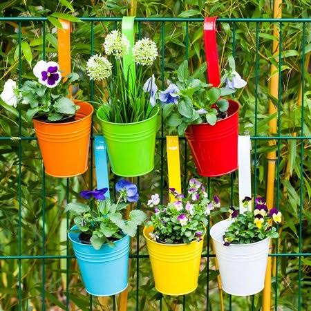 خرید گلدان های پلاستیکی رنگی برای زیبایی محیط کار