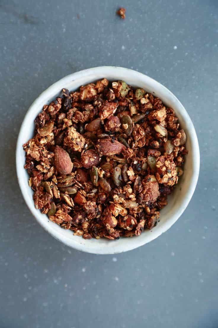 خرید و قیمت گرانولا نوتلا و فندق + فروش صادراتی