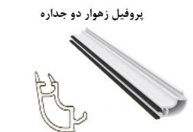 خرید پروفیل آلومینیوم Upvc زهوار شیشه دوجداره دلوین با تخفیفات ویژه