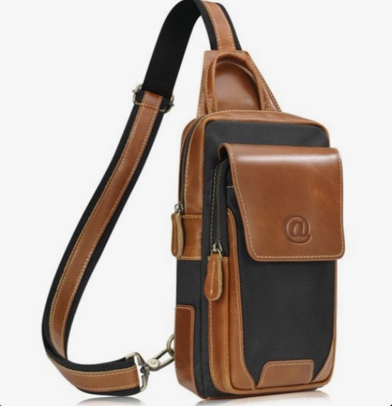 فروش ویژه + قیمت استثنائی کوله تک بند چرم