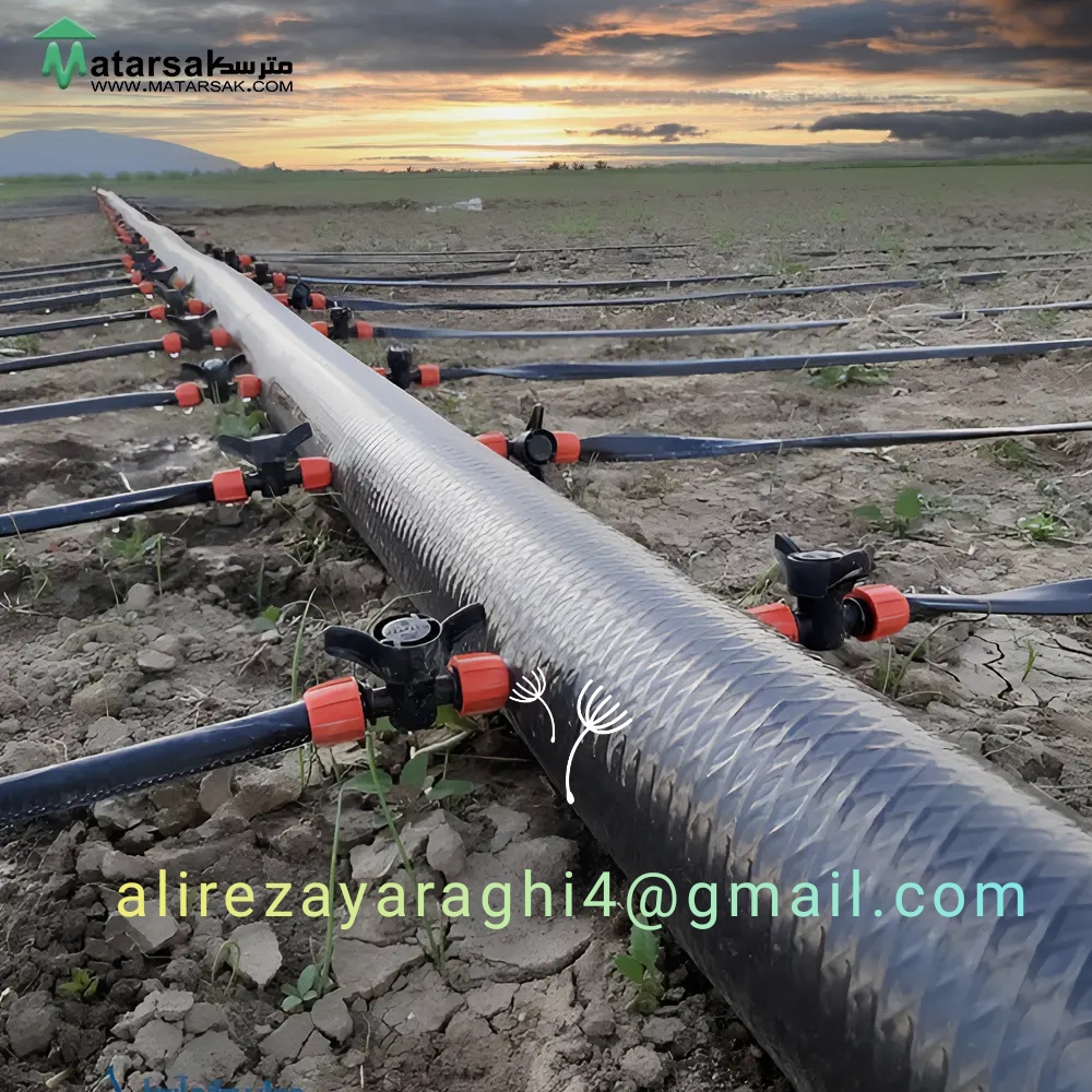 لوله های نخدار مشکی سایز ۱۱۰