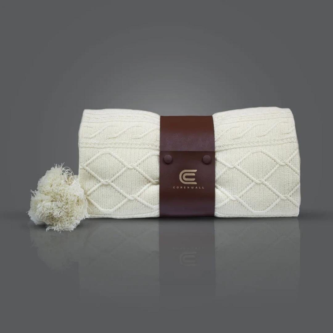 تصویر 3 از قیمت خرید پتو شال رو مبلی بافتنی صادراتی + فروش فوق العاده