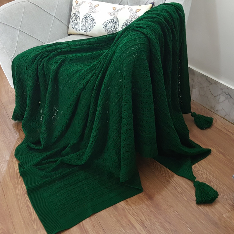 قیمت خرید جدید ترین شال رو مبل بافتنی + فروش جشنواره پائیزی