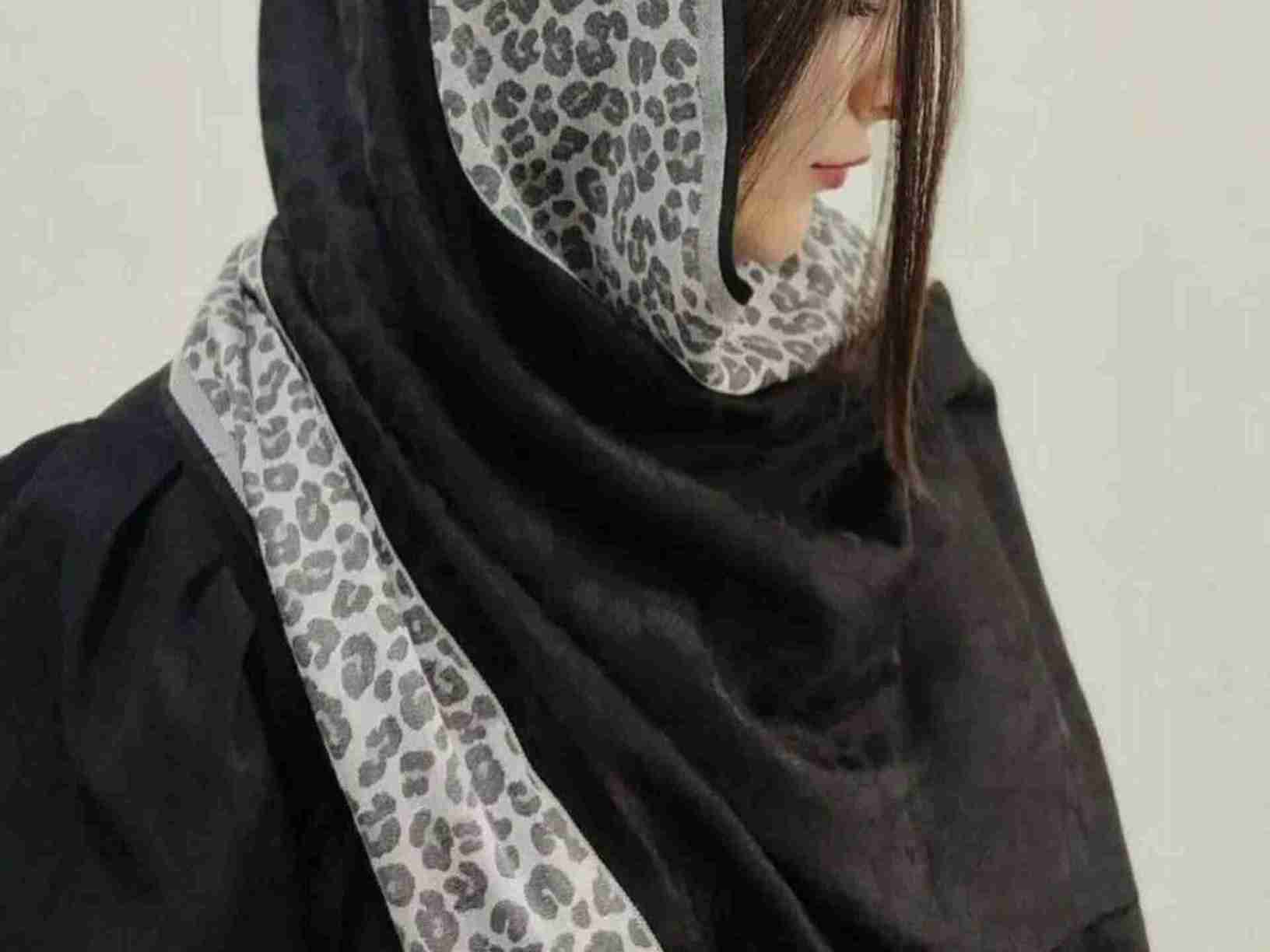 پخش عمده شال مشکی حاشیه دار + قیمت کف بازار