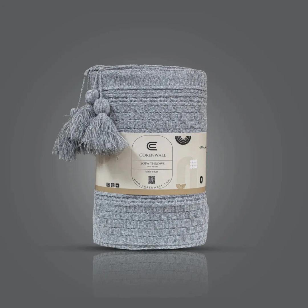 تصویر 2 از قیمت عمده پتو شال مبل هیلدا + فروش صادراتی