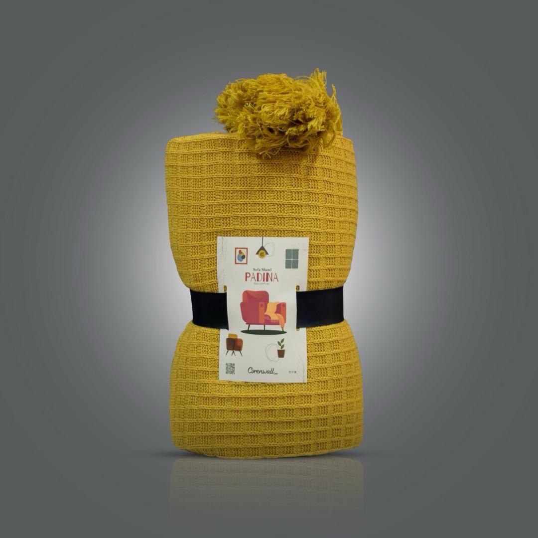 تصویر 5 از قیمت ارزان ترین پتو شال مبل پادینا بافت ریز + فروش عمده