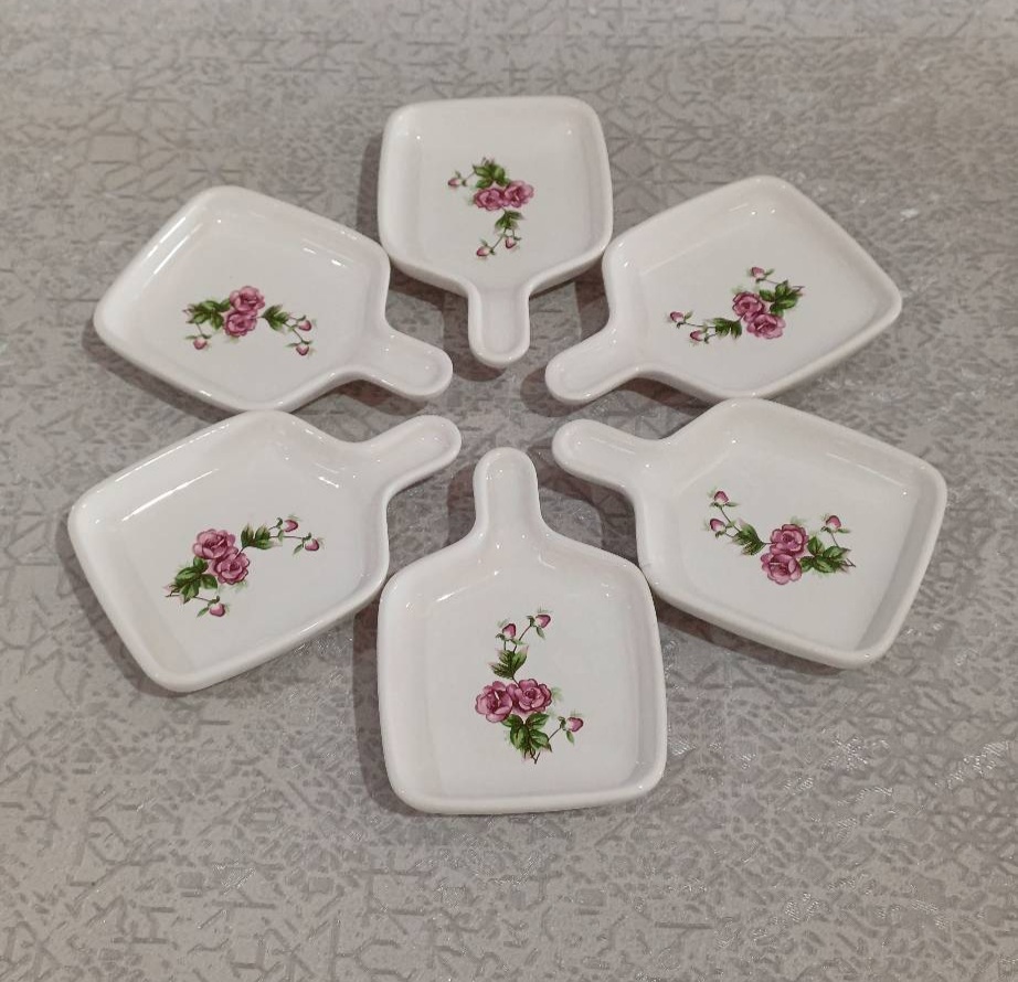 قیمت خرید اردو خوری سرامیکی گل سرخ + فروش عمده