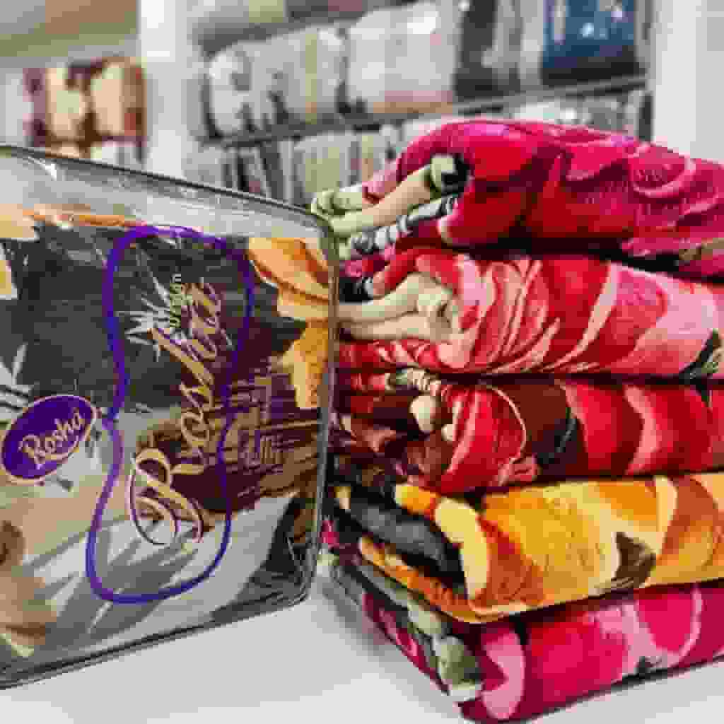 قیمت روز پتو روشا گلدار + فروش عمده