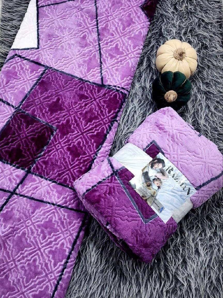 تصویر 1 از خرید مستقیم از کارخانه و عمده پتو مسافرتی چهار فصل راژان گلدار یک نفره ضخیم