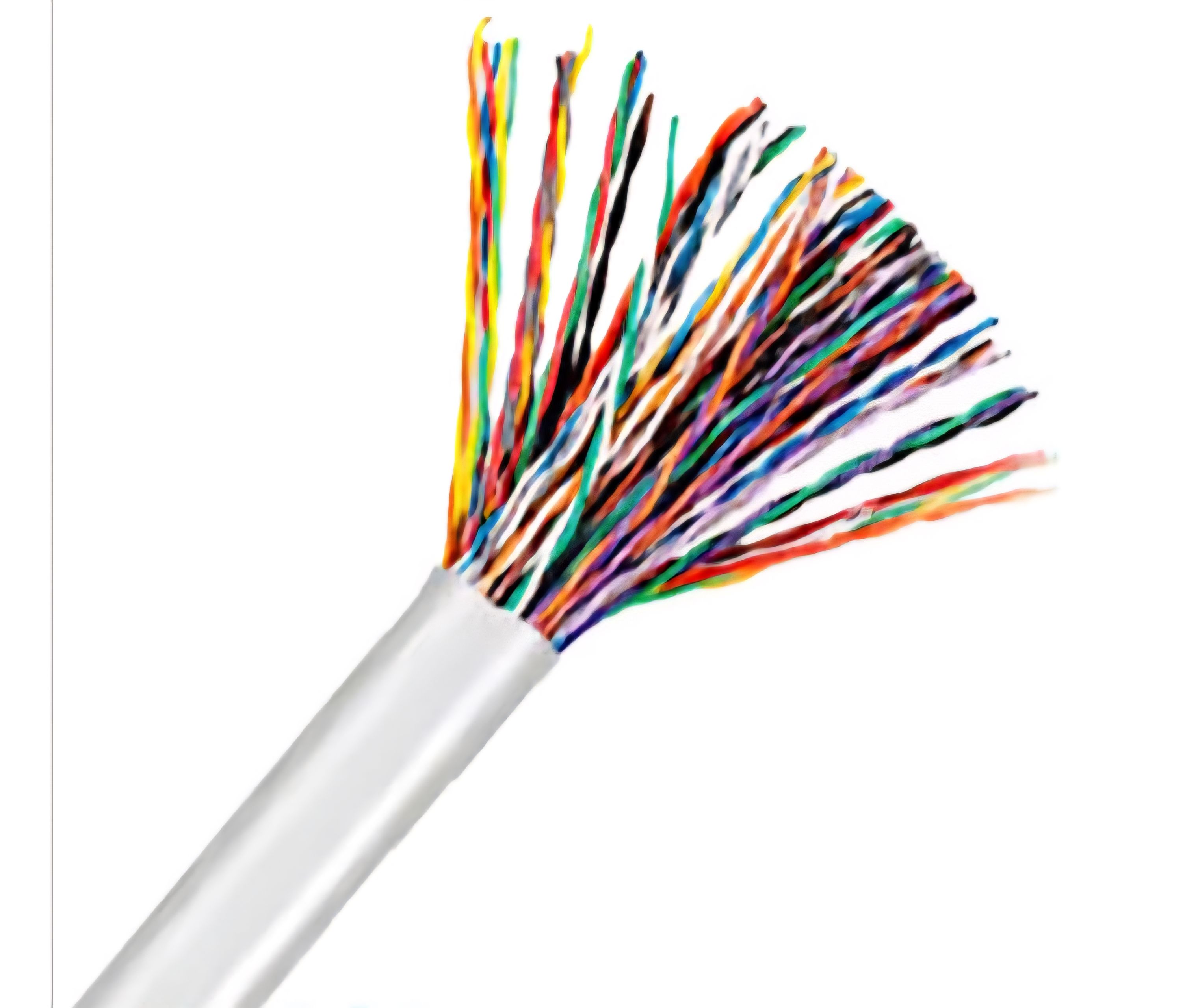 کابل 40 زوج 0/6 زمینی مشکی رویان قیمت فروش عمده