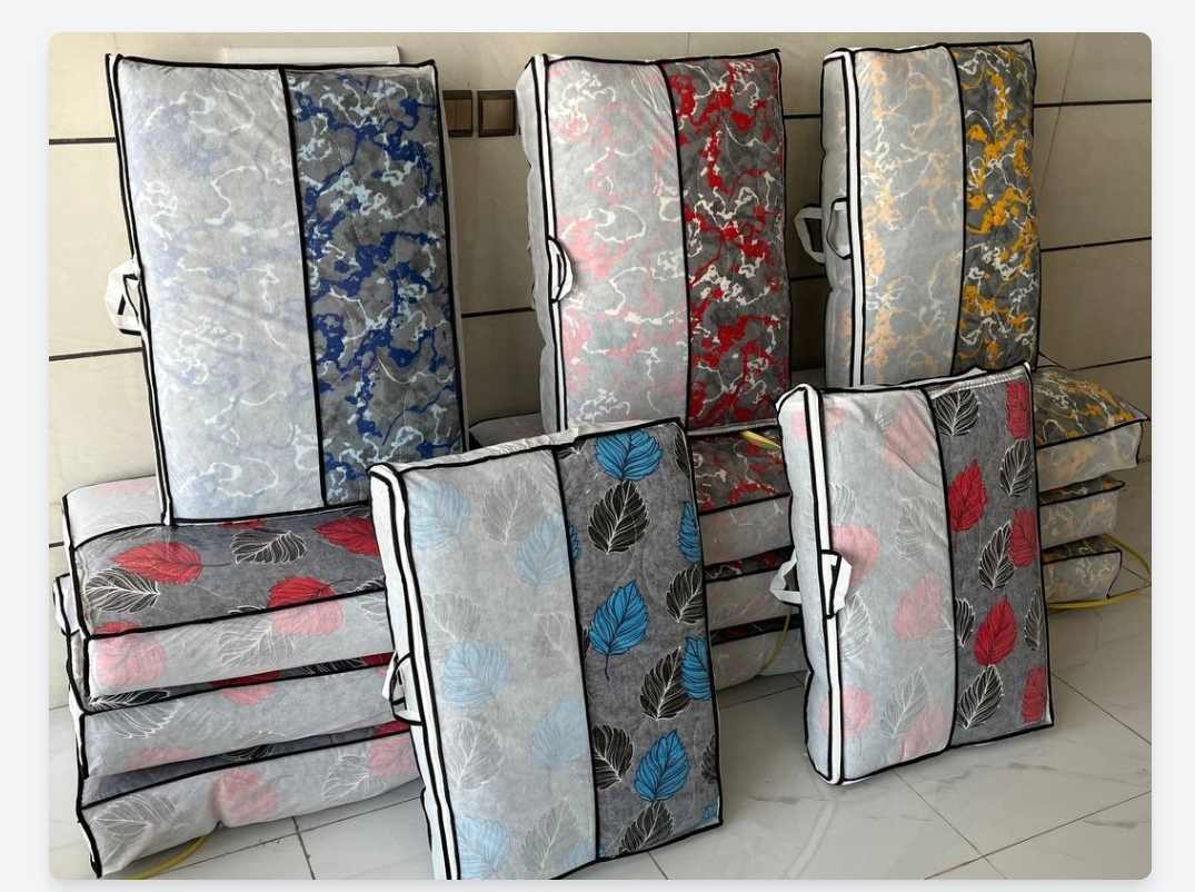 قیمت عمده تشک مسافرتی 3 کیلویی بدون زیپ الیاف آکاردئونی رویه پنبه دوزی شده