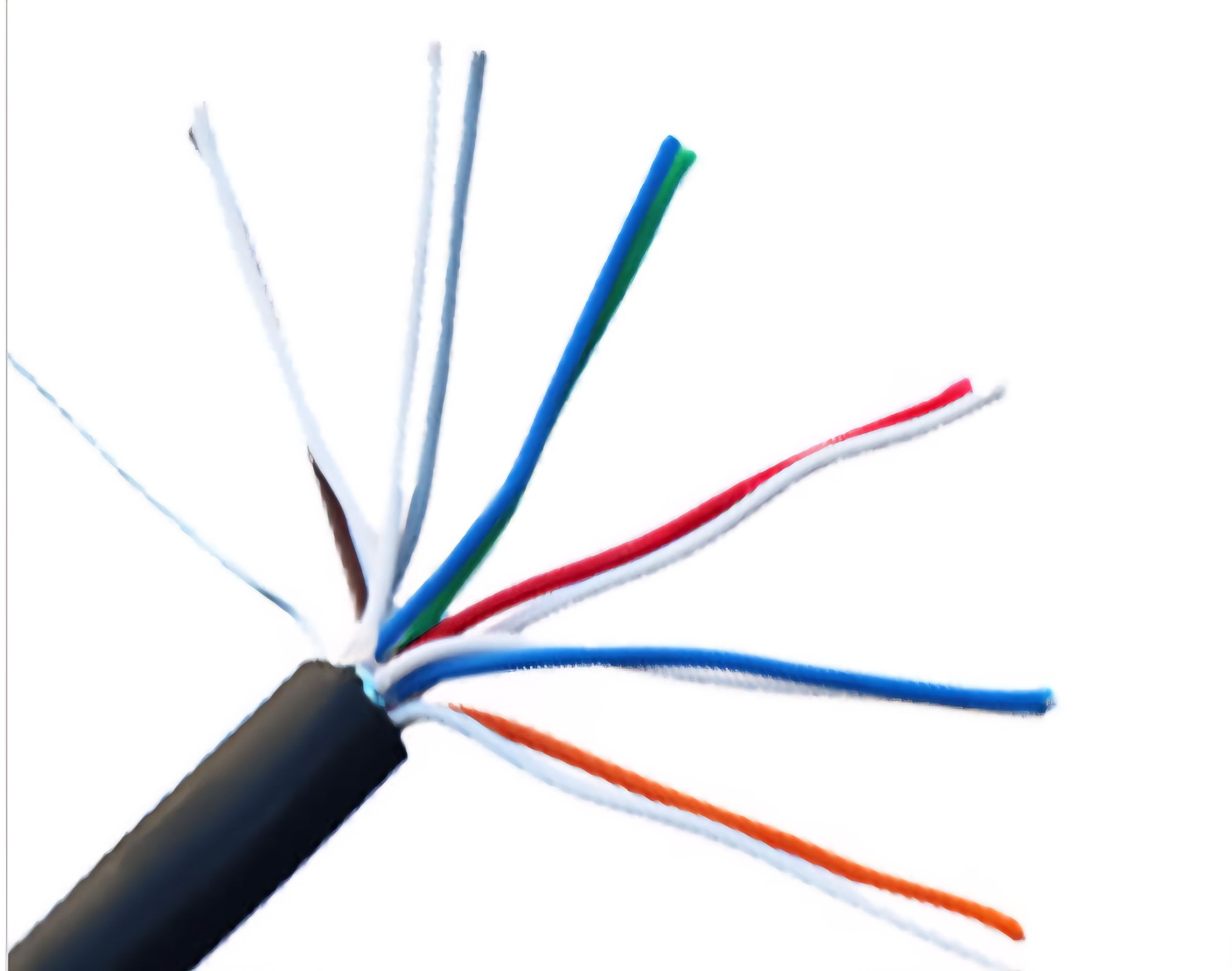 قیمت عمده + کابل 6 زوج 0/6 زمینی مشکی رویان