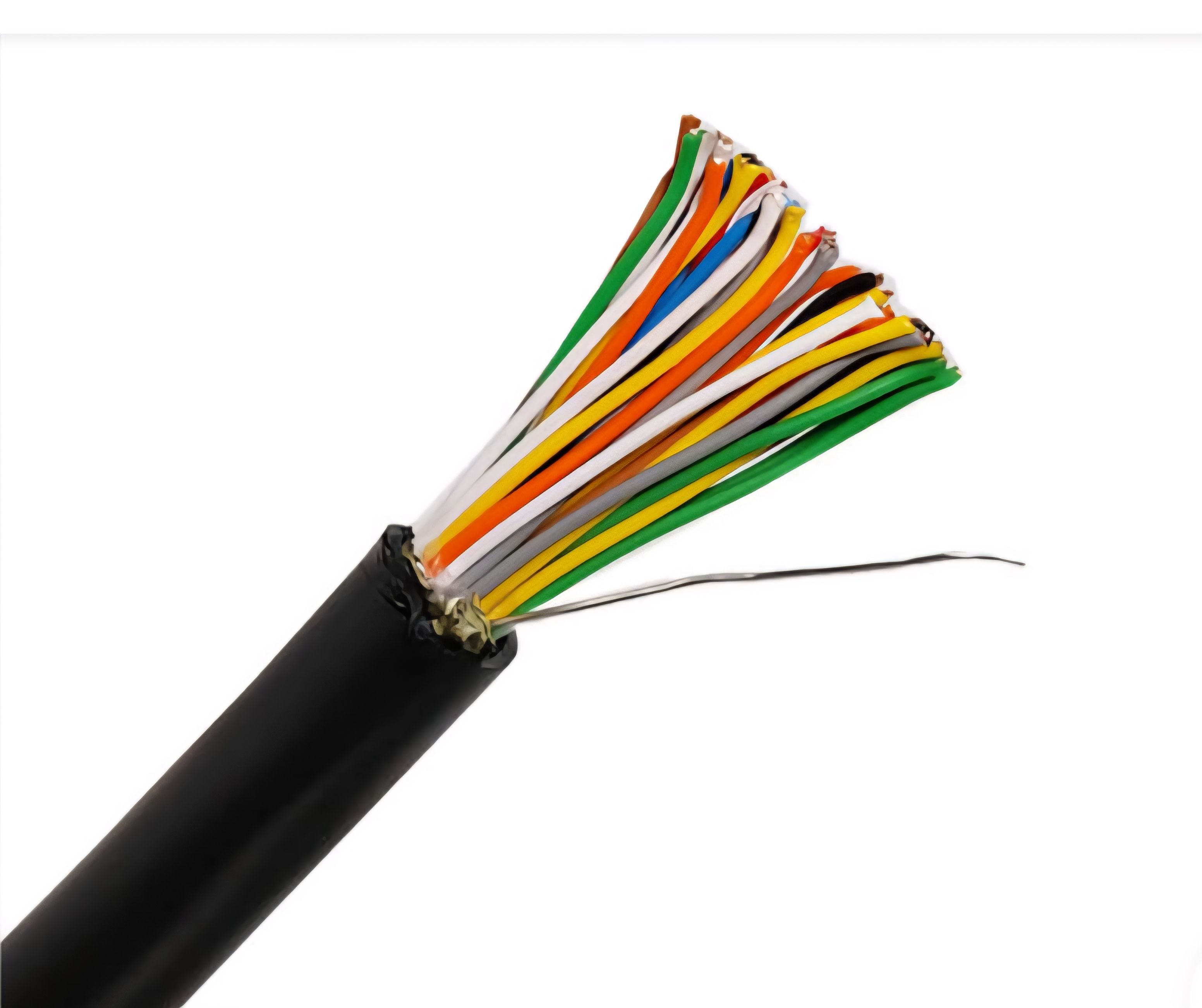 فروش عمده + کابل 10 زوج 0/6 زمینی مشکی کرمان