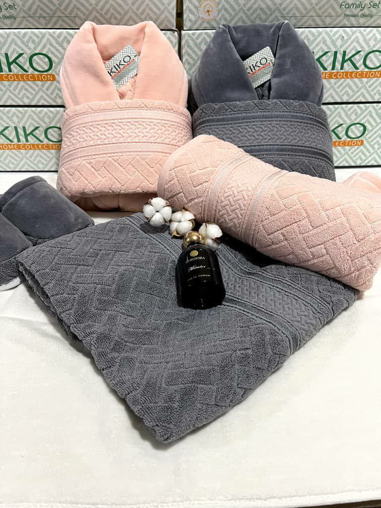 فروش عمده حوله های ست kiko + تنوع رنگ