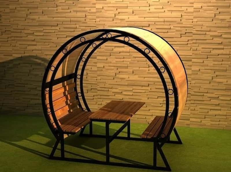 تصویر 1 از خرید و قیمت نیمکت شهری سایه بان دار + فروش عمده