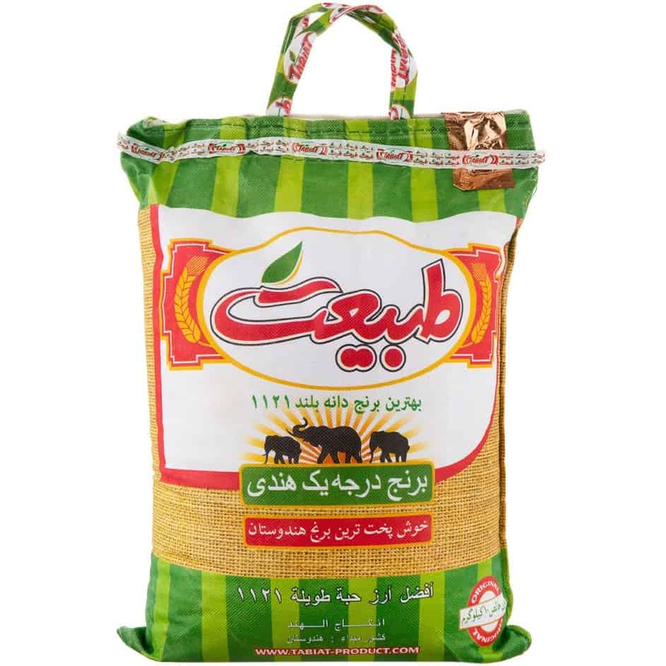 قیمت خرید برنج طبیعت هندی ۱۱۲۱