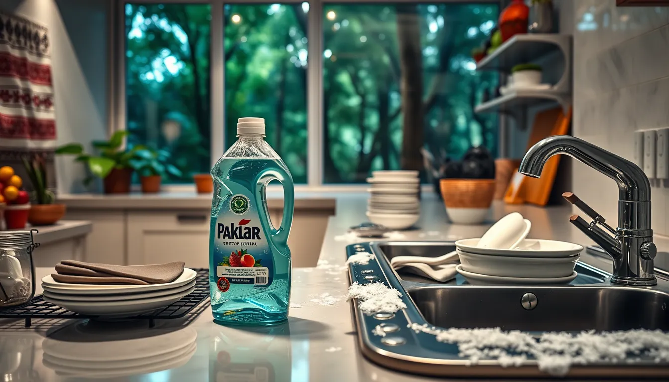 قیمت صادراتی مایع ظرفشویی ۳۷۵۰ گرمی در ۴ رنگ + خرید