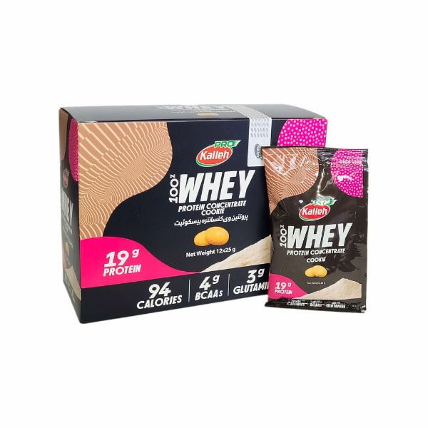 پودر پروتئین وی با طعم بیسکوئیت کاله پرو  (25 گرم - بسته 12 عددی)