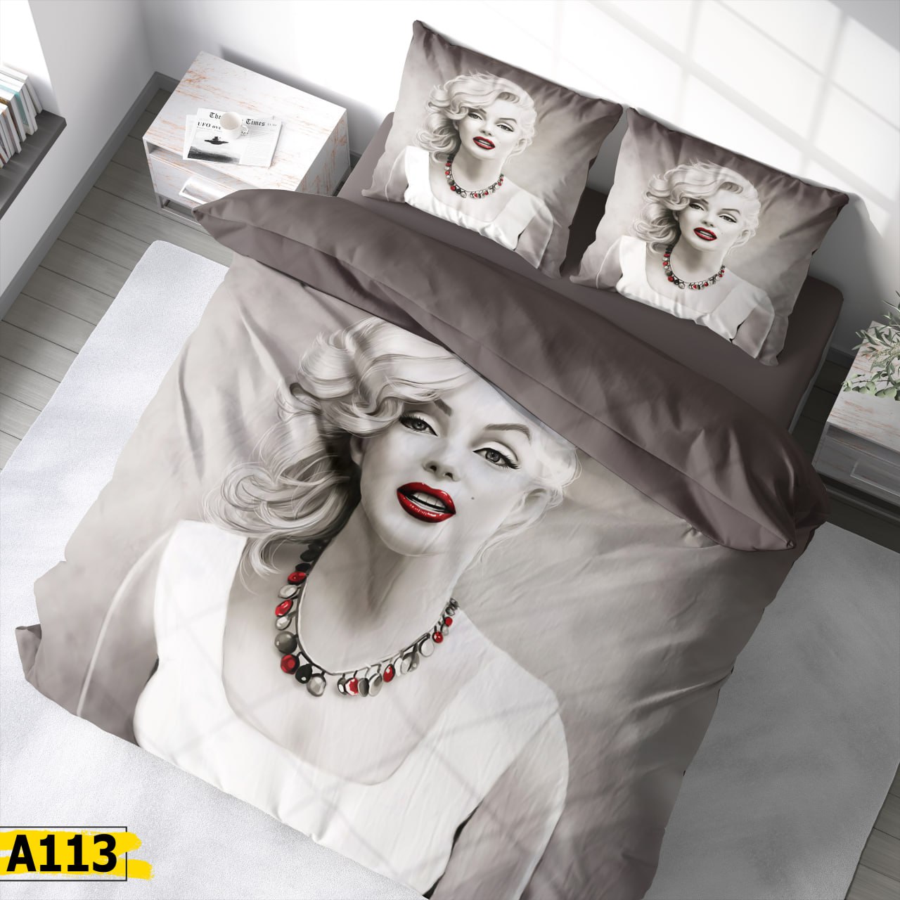 خرید روتختی با کیفیت چاپ سه بعدی تک + عمده