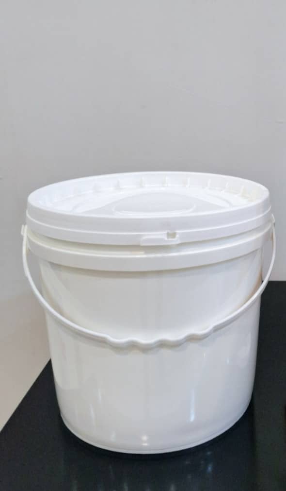 خرید عمده سطل پلاستیکی 5 کیلویی صنعتی سفید