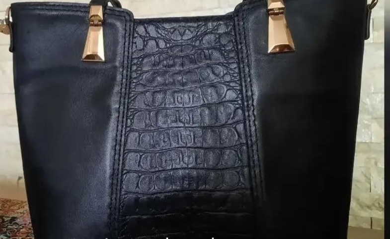 کیف زنانه چرم دستدوز