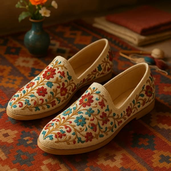 خرید گیوه طرح‌ دار زنانه + قیمت فروش استثنایی