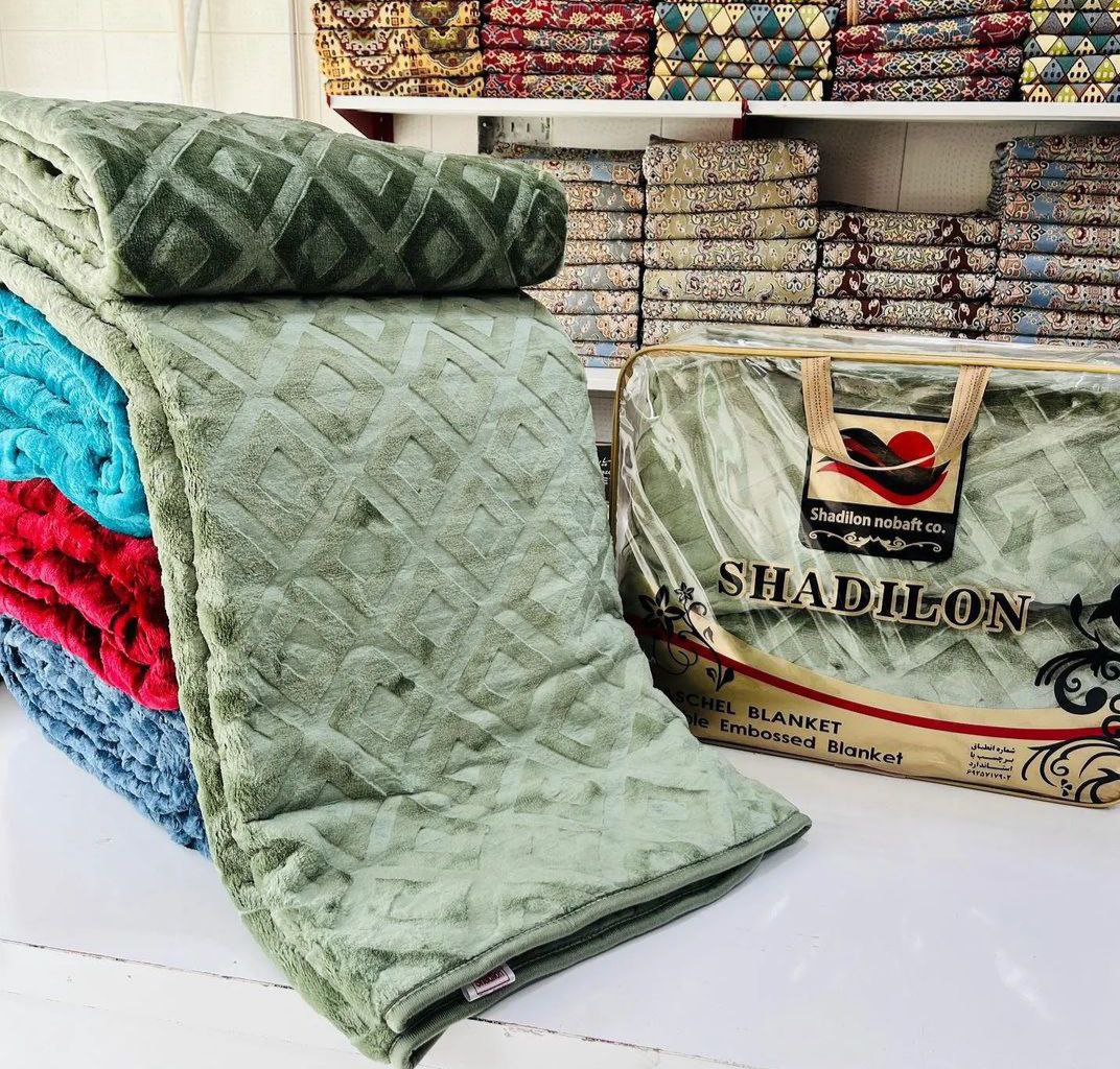 تصویر 1 از خرید عمده پتو شادیلون دو نفره + تضمین کیفیت