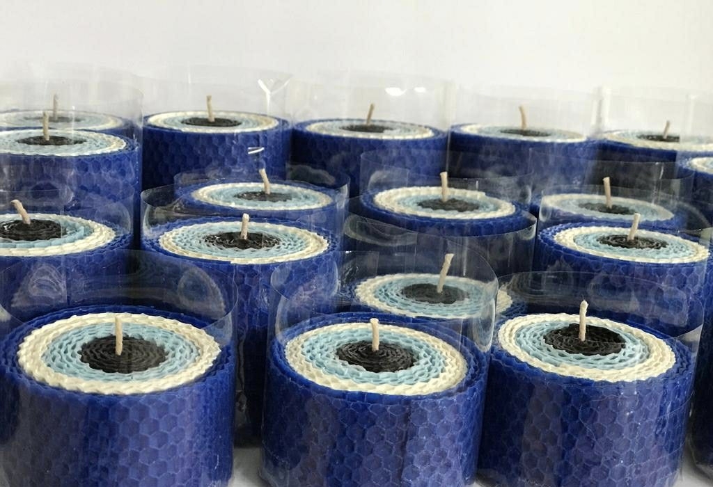 تصویر 4 از خرید شمع چشم نظر با موم عسل + قیمت فروش استثنایی