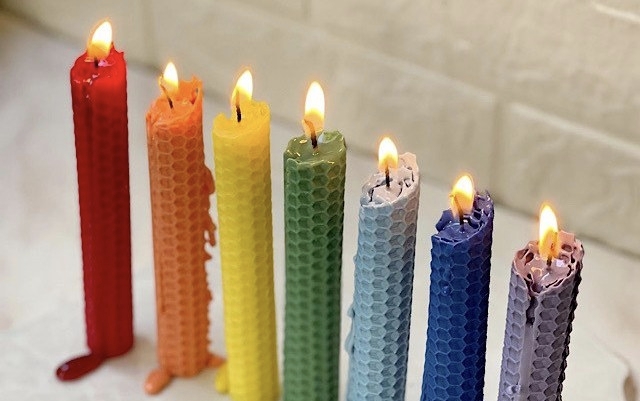 تصویر 3 از قیمت خرید شمع موم عسل رنگی عمده به صرفه و ارزان