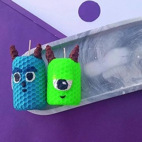 تصویر 5 از قیمت شمع موم عسل طرح سالیوان با کیفیت ارزان + خرید عمده