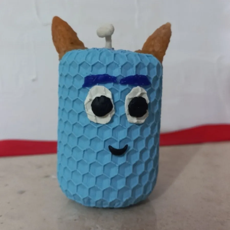 تصویر 2 از قیمت شمع موم عسل طرح سالیوان با کیفیت ارزان + خرید عمده