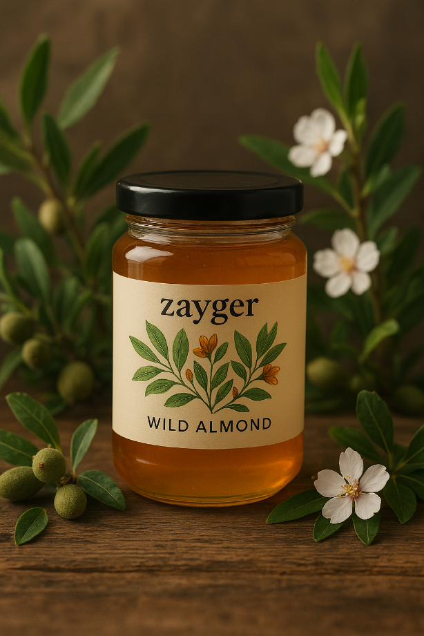 فروش مستقیم عسل بادام کوهی زایگر + از تولید به مصرف