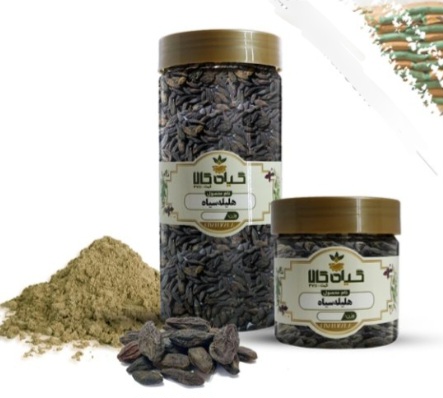 هلیله سیاه خشک یا پودری بسته بندی فروش صادراتی صادراتی