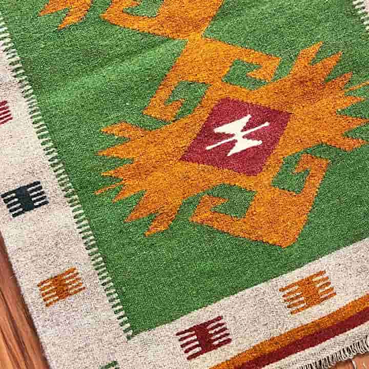 قیمت خرید گلیم دستباف دورو ترکمنی عمده به صرفه و ارزان