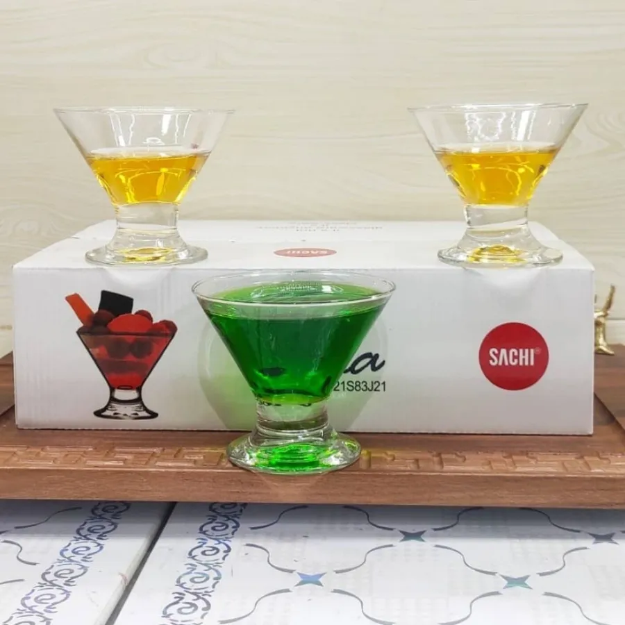 خرید عمده و قیمت باور نکردنی بستنی خوری بلور مدل ویولا