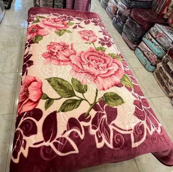 تصویر 3 از پتو یک نفره زنبق گلدار لاله مهرگان + قیمت عالی