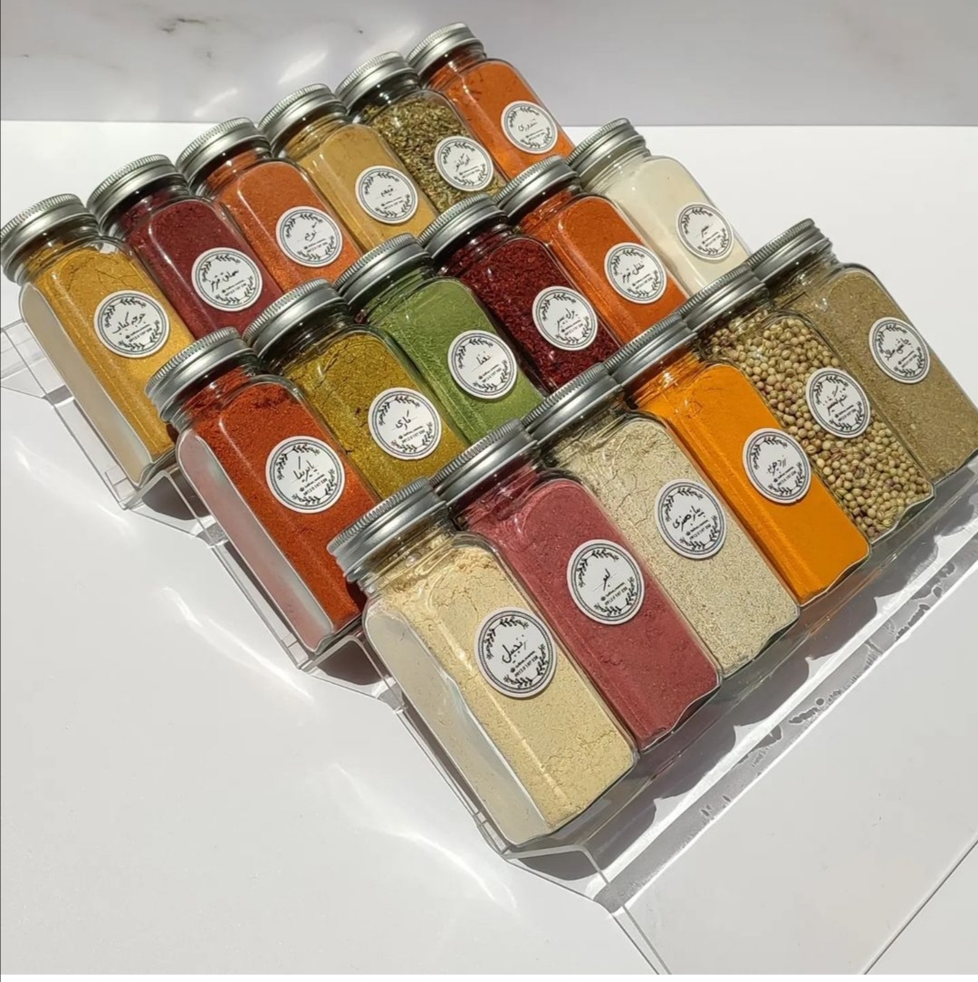 خرید جار شیشه ای ادویه + قیمت فروش استثنایی