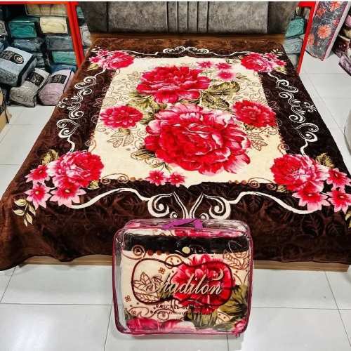 قیمت خرید پتو دو نفره گلدار شادیلون به صرفه و ارزان