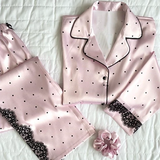 لباس خواب - بلوز شلوار زنانه راحتی ساتن