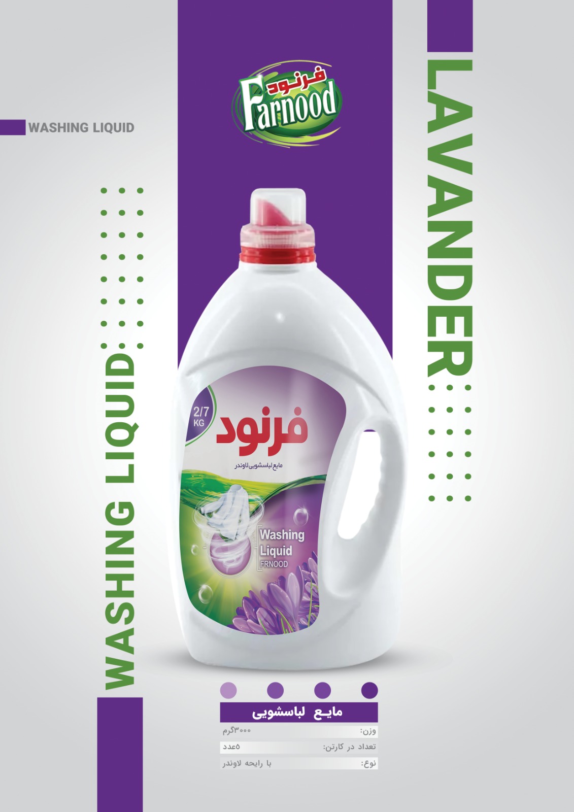 تصویر 1 از قیمت خرید فوق العاده مایع لباسشویی ۳ لیتری + صادرات