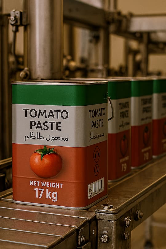 قیمت رب گوجه فرنگی ۱۷ کیلویی