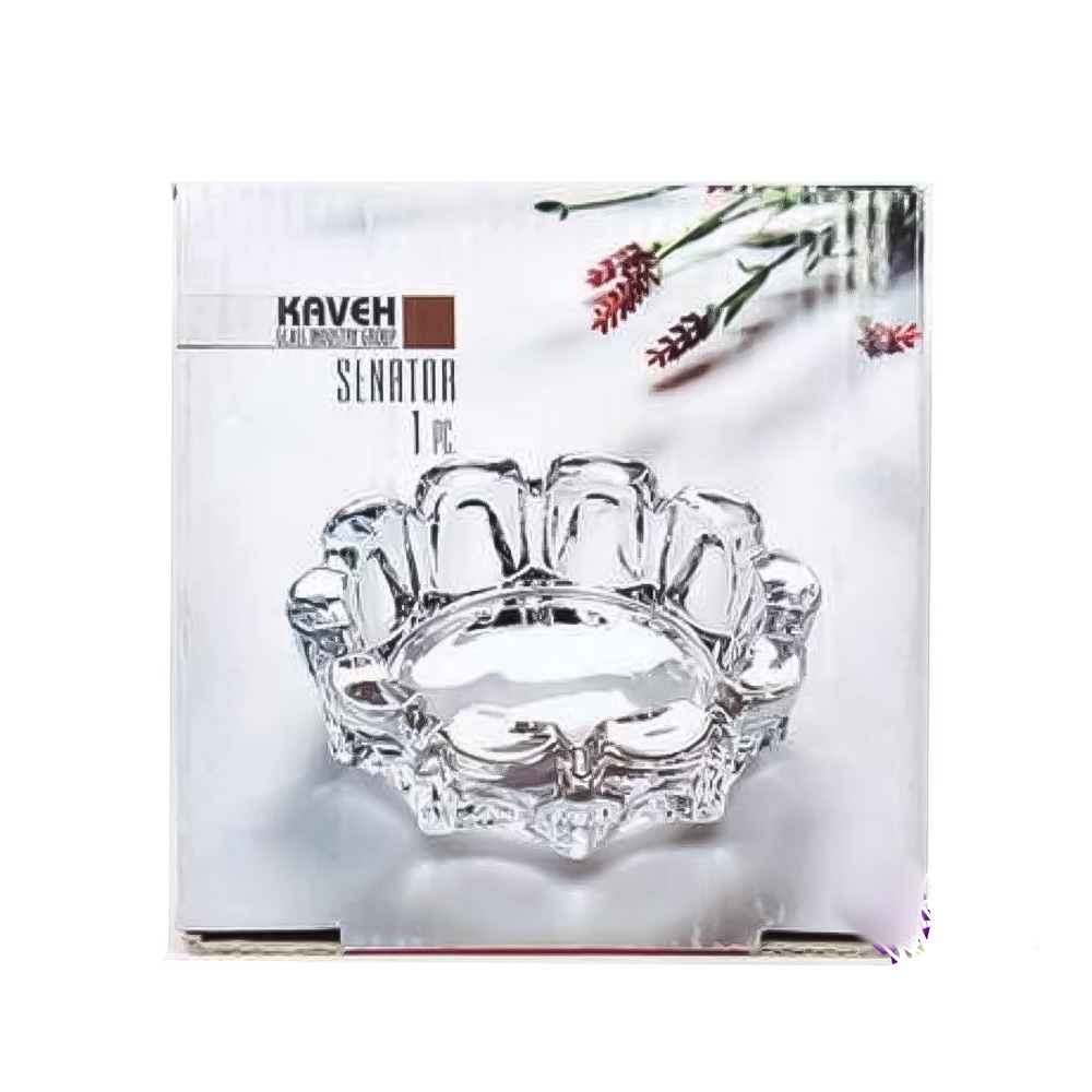 تصویر 1 از خرید عمده و قیمت مناسب زیر سیگاری شیشه ای مدل سناتور کاوه