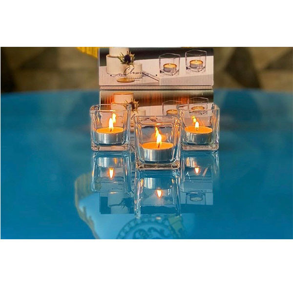 خرید عمده و قیمت مناسب جا شمعی شیشه ای مدل کلاسیک کاوه