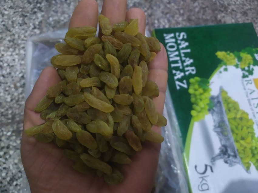 کشمش سبز درجه یک کاشمری