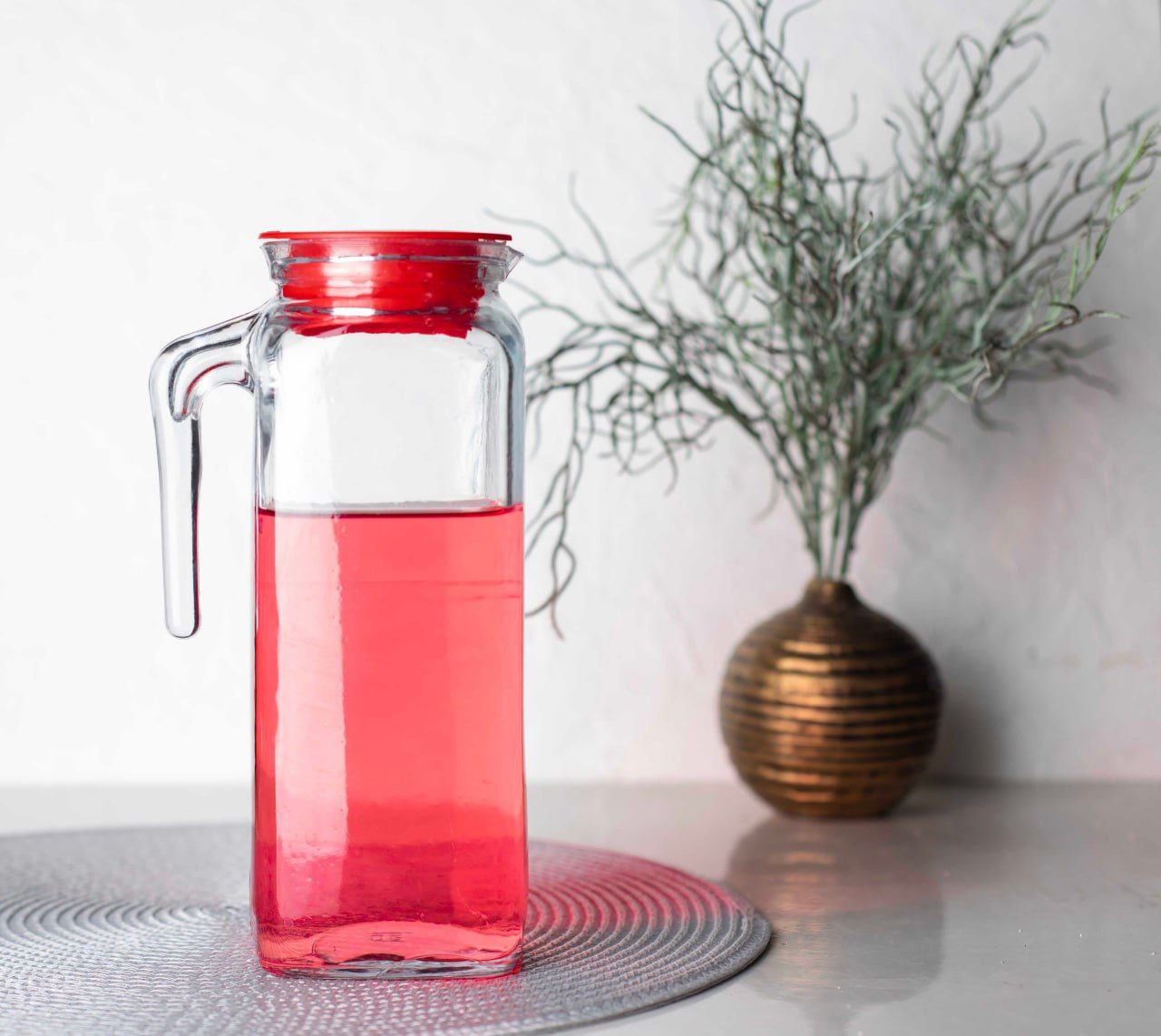 خرید عمده و قیمت مناسب پارچ یخچالی بلور مدل لیندو کاوه