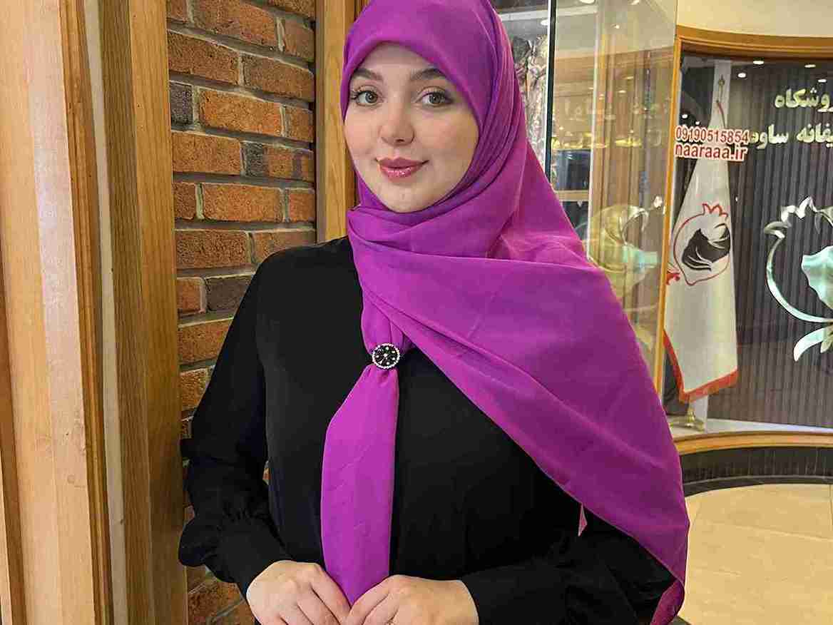 خرید روسری کرپ حریر کش دار + قیمت تولیدی