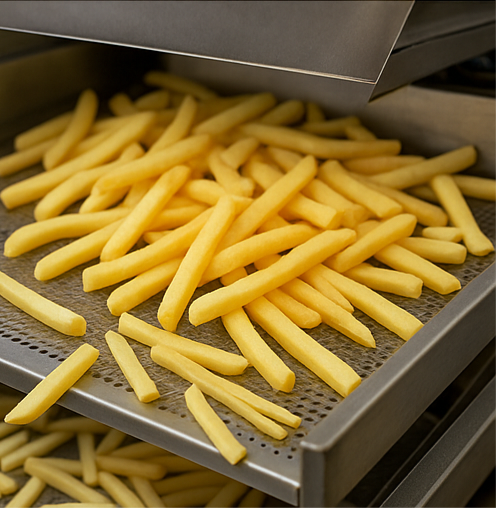 سیب زمینی نیمه آماده + فروش عمده