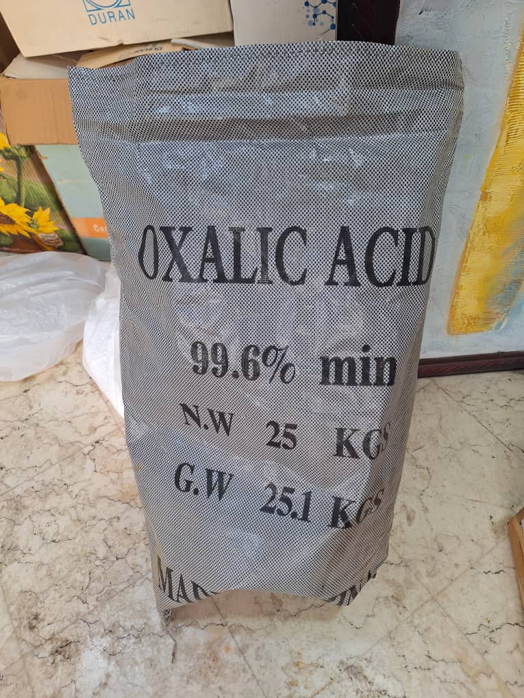 بهترین اسید اگزالیک گرید زنبور داری در بازار