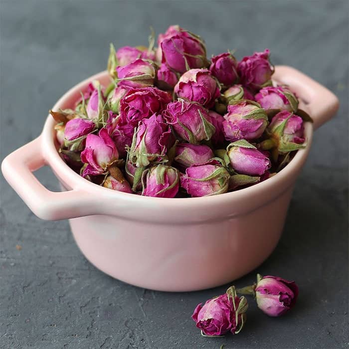 قیمت خرید غنچه گل محمدی اعلا با فروش عمده