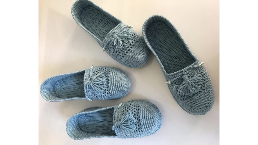 قیمت خرید گیوه طرح دار آبی با فروش عمده